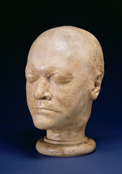 William Blake Life Mask, 1823 by J. S Deville